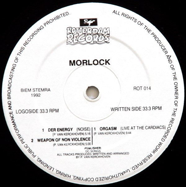 Morlock - Der Energy (Noise) (12"")
