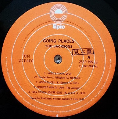 The Jacksons - Goin' Places (LP, Album, Promo)