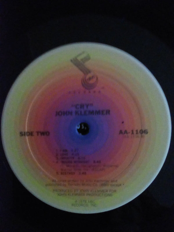 John Klemmer - Cry (LP, Album, San)