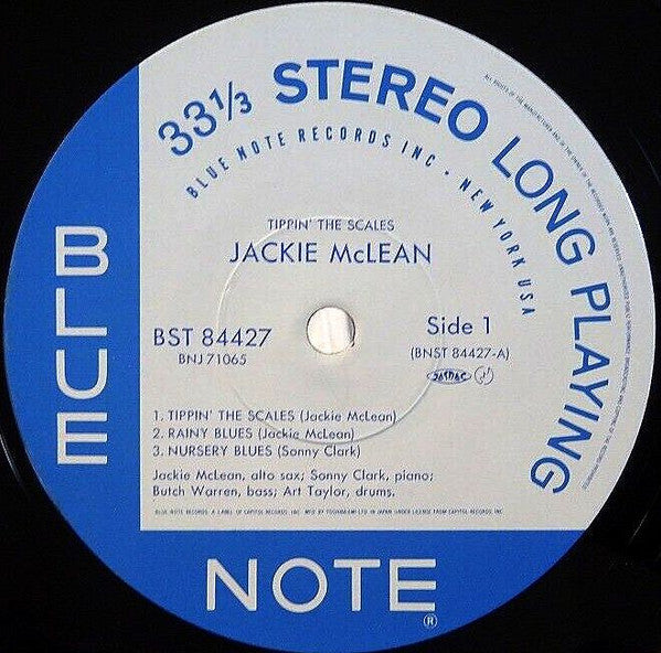 Jackie McLean - Tippin' The Scales (LP, Album, RE)