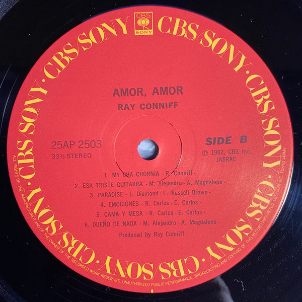 Ray Conniff - Amor, Amor (LP, Album)