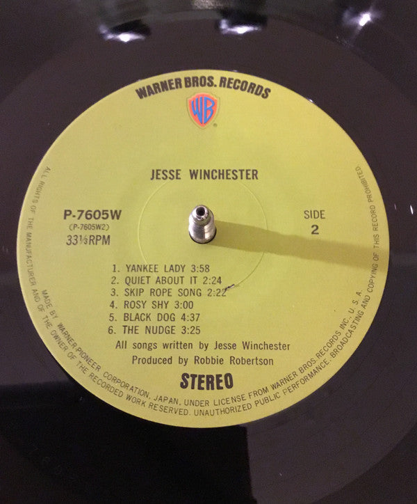 Jesse Winchester - Jesse Winchester (LP, Album, Gat)