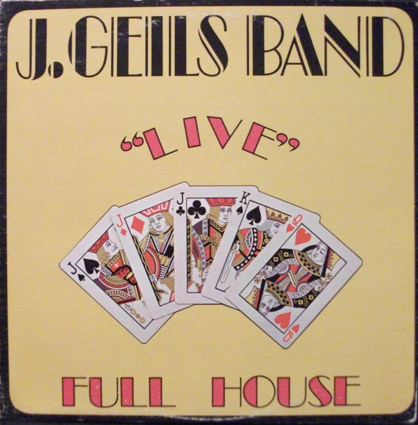 The J. Geils Band - ""Live"" Full House (LP, Album, RP, MO )