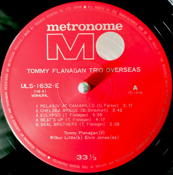 Tommy Flanagan - Overseas (LP, Album, Mono, RE)