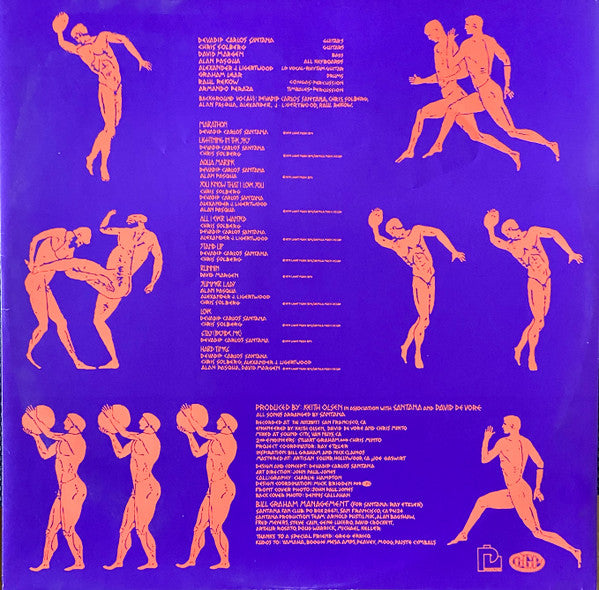 Santana - Marathon (LP, Album, Promo)