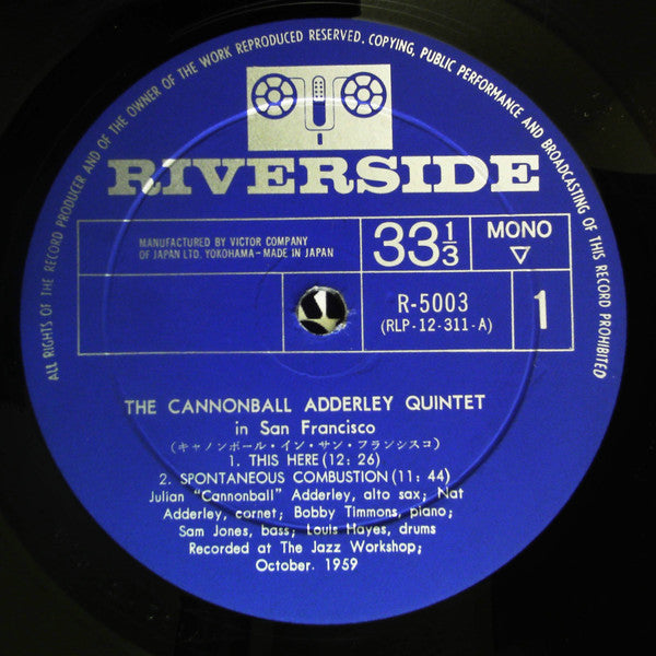 The Cannonball Adderley Quintet - The Cannonball Adderley Quintet I...