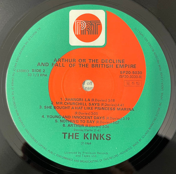 The Kinks - Arthur Or The Decline And Fall Of The British Empire(LP...