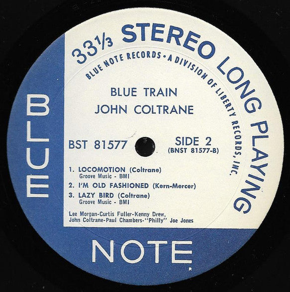 John Coltrane - Blue Train (LP, Album, RE)