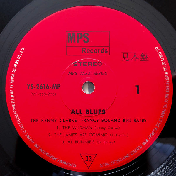 Clarke-Boland Big Band - All Blues(LP, Album, Promo)