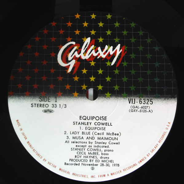 Stanley Cowell - Equipoise (LP, Album)