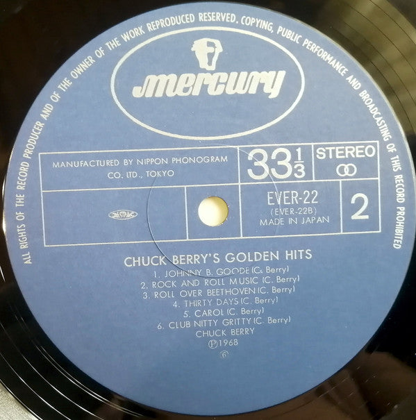 Chuck Berry - Johnny B. Goode Chuck Berry's Golden Hits(LP, Album, ...