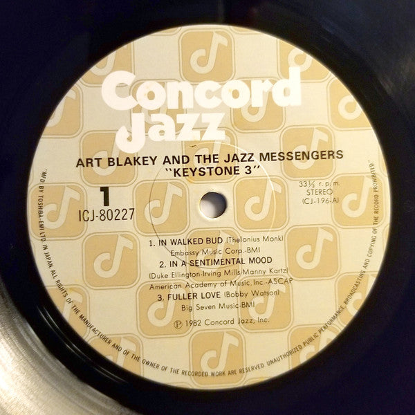 Art Blakey And The Jazz Messengers* - Keystone 3 (LP)