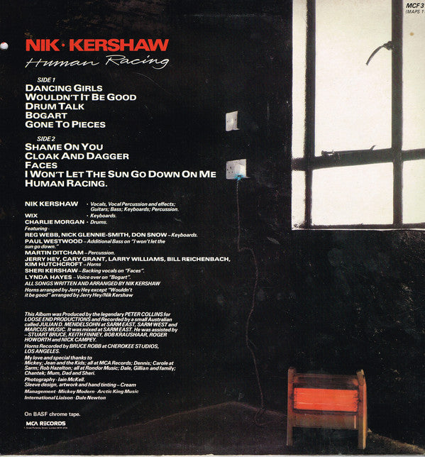 Nik Kershaw - Human Racing (LP, Album)