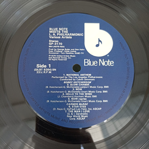 Various - Blue Note Meets The L.A. Philharmonic (LP, Album, Gat)