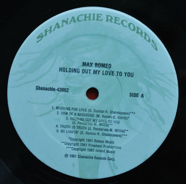 Max Romeo - Holding Out My Love To You (LP, Album)