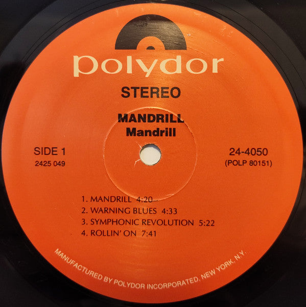 Mandrill - Mandrill (LP, Album, RE, Gat)