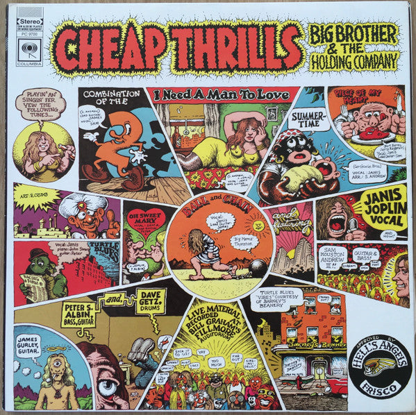 Big Brother & The Holding Company - Cheap Thrills(LP, Album, RE, Car)