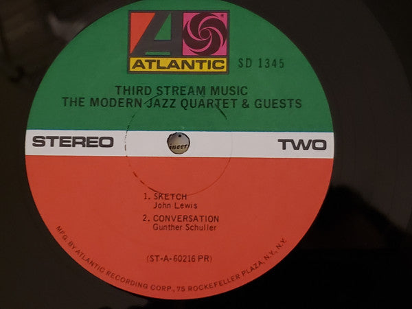 The Modern Jazz Quartet - Third Stream Music(LP, Album, RE, Pre)