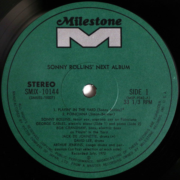 Sonny Rollins - Next Album (LP, Album)