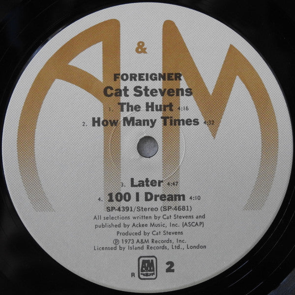 Cat Stevens - Foreigner (LP, Album, RE)