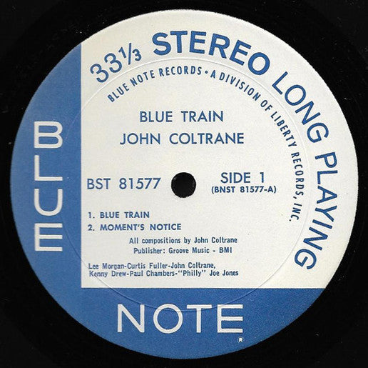 John Coltrane - Blue Train (LP, Album, RE)