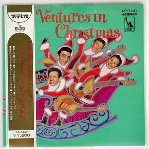 The Ventures - The Ventures In Christmas (LP, Album, Red)