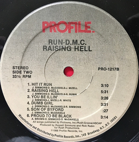 Run DMC* - Raising Hell (LP, Album)