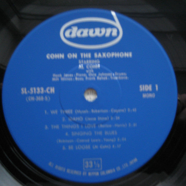 Al Cohn Quintet - Cohn On The Saxophone (LP, Album, Mono, RE)