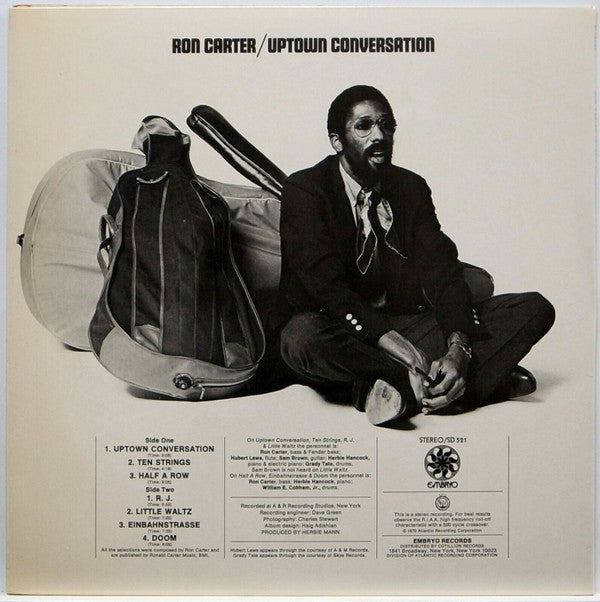 Ron Carter - Uptown Conversation (LP, Album, Gat)