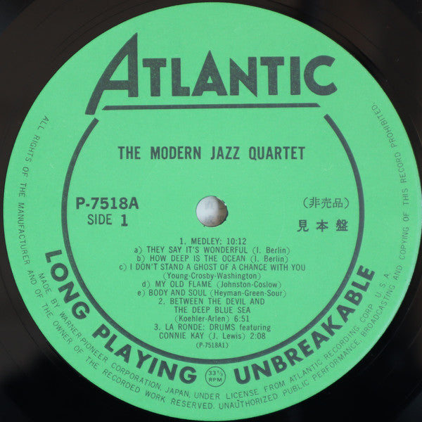 The Modern Jazz Quartet - The Modern Jazz Quartet(LP, Album, Promo,...