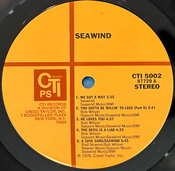 Seawind - Seawind (LP, Album, Gat)