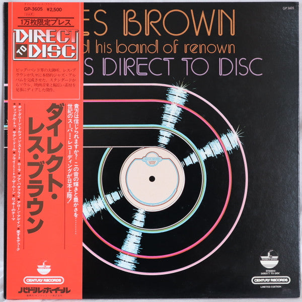 Les Brown And His Band Of Renown - Goes Direct To Disc(LP, Album, R...