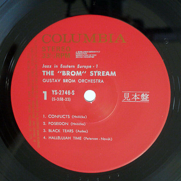 Gustav Brom Orchestra - The ""Brom"" Stream (LP, Album, Promo)