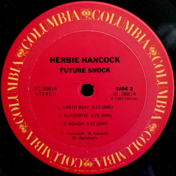 Herbie Hancock - Future Shock (LP, Album, Pit)