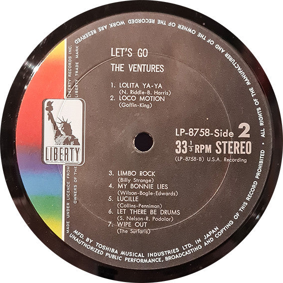 The Ventures - Let's Go (LP, Comp)