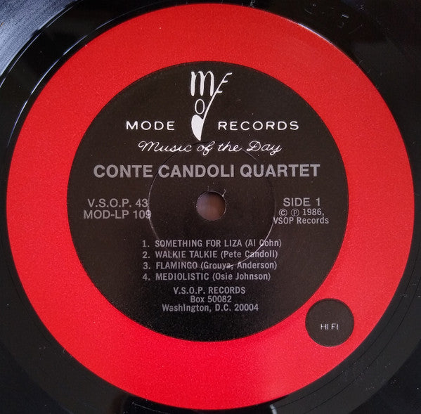 Conte Candoli Quartet* - Conte Candoli Quartet (LP, Album, Mono, RE)