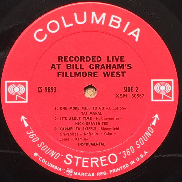 Various - Live At Bill Graham's Fillmore West (LP, Album, Pit)