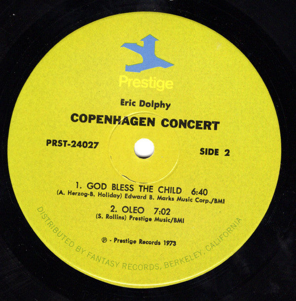 Eric Dolphy - Copenhagen Concert (2xLP, Comp, RM)