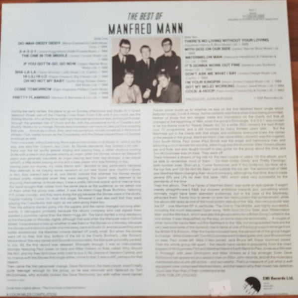 Manfred Mann - The Best Of Manfred Mann (LP, Comp, Mono)