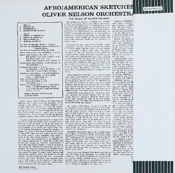 Oliver Nelson Orchestra* - Afro/American Sketches (LP, Album, RE)