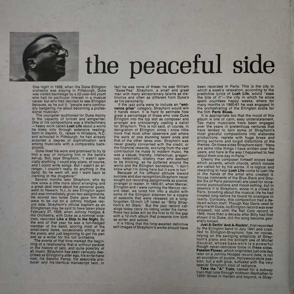 Billy Strayhorn - The Peaceful Side (LP)