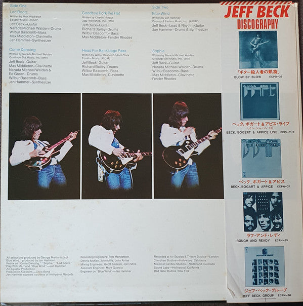 Jeff Beck - Wired (LP, Album, RE)