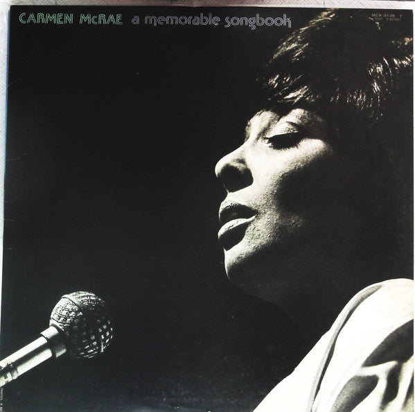Carmen McRae - A Memorable Songbook (2xLP, Comp, Mono)