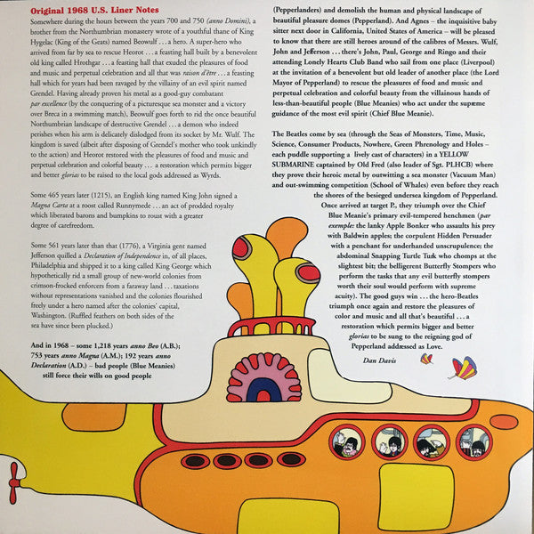 The Beatles - Yellow Submarine (LP, Album, RE, 180)