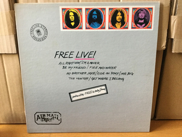 Free - Free Live (LP, Album, RE, RCA)