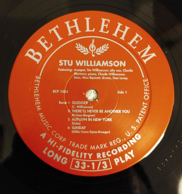 Stu Williamson - Sapphire (12"", Album, Mono)