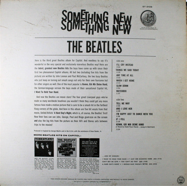 The Beatles - Something New (LP, Album, RE, Jac)