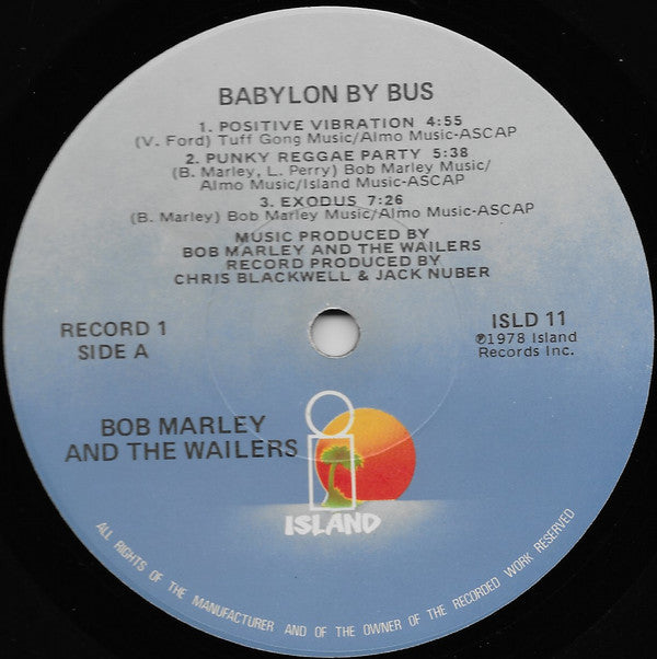 Bob Marley & The Wailers - Babylon By Bus (2xLP, Album, Win)