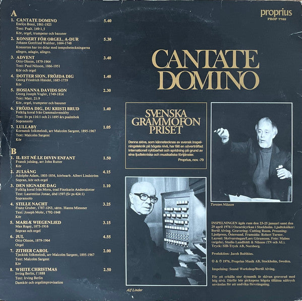 Oscars Motettkör - Cantate Domino(LP, RE, 180)