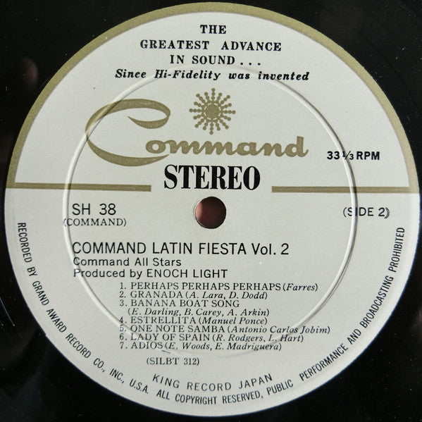 The Command All-Stars - Command Latin Fiesta Vol. 2 (LP)